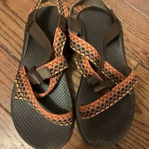 Chacos size 8 orange